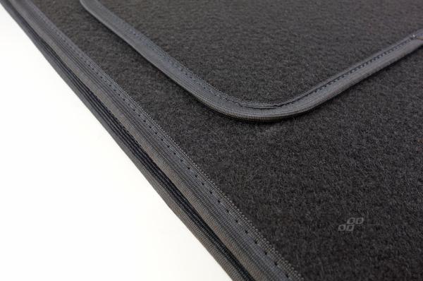 Textilfussmatten Universal Schwarz